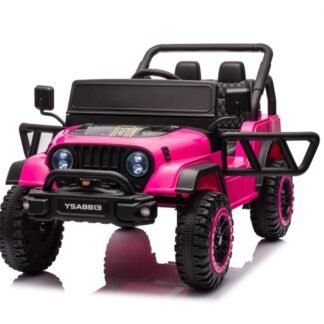 VENTA JEEP LITTLE ELECTRICO 24V, INFANTIL, 1-4 AÑOS, una plaza, RC, ROSA-PINK INDA619-LE-YSA8813